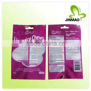 The Custom Logo Plastic Side Gusset Bag For Candy Food Packaing With Great Price thumbnail-2