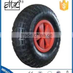 CHINA High Quality Double Wheels Wagon Wheel Small Rubber Wheelbarrow Wheel 4.10 / 3.50-4 thumbnail-6