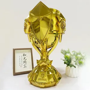 Custom Design High-Quality Big Metal Trophy Awards China Manufacturer for Sports Events, Competitions, and Championships thumbnail-4