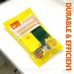 Custom Stainless Steel Scourer Pot Clean Scouring Pad for Kitchen Clean thumbnail-2