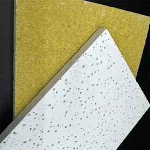 Sound Absorbing Mineral Fiber Suspended Ceiling - Acoustic Wool Panels for Offices thumbnail-1