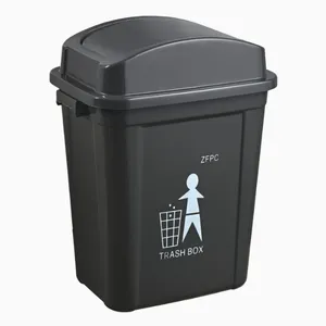 Commercial Grade 240L Trash Bin With Wheels And Swing Lid For Waste Management thumbnail-5