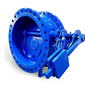 150lb 4 Inch Hydraulic Damper and Counter Weight Slanted Check Valve Butterfly Tilting Check Valve thumbnail-1