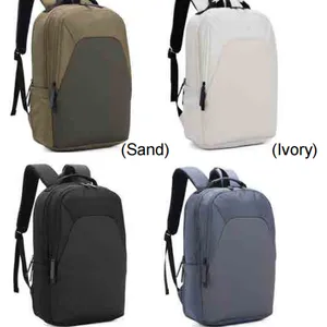 Wholesale Laptop Bag Durable Waterproof Polyester With Luggage Attachment Strap School Travel Backpack thumbnail-2