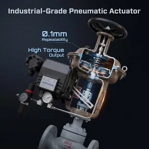 JIS Standard Pneumatic Flow Control Valve With Manual Override for Precision Air Pressure Regulation thumbnail-5