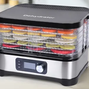 5 Tray Electric Meat Dehydrator Machine With Digital Timer thumbnail-2