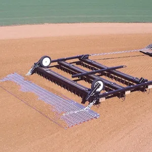 Direct Factory Welded Expanded Mesh Drag Mop 24in X 18in Square Hole Steel Mat With Cutting Service for Baseball Diamond Gravel thumbnail-6