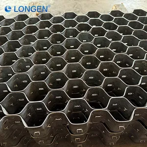 SS304 Hexsteel Hex Mesh Anchor With Bonding Holes Honeycomb Cellular Grid for Refractory Lining High Temperature thumbnail-3