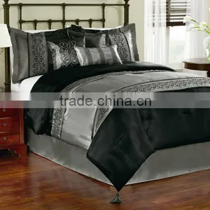 Embroidered Patchwork Polyester Duvet Cover Comforter Set thumbnail-1