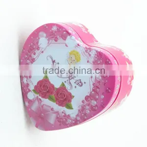 Chocolate Use and Metal Tin Material Wedding Heart Box thumbnail-1