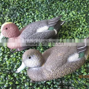 Plastic Hunting Widgeon Duck Decoy ,waterfowl ,female &male thumbnail-1