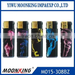 Electronic Refillable Plastic Windproof Cigarette Lighter China Wholesale Lighter thumbnail-1