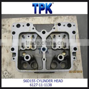 S6D155 SA6D155 CYLINDER HEAD 6127-11-1138 thumbnail-2