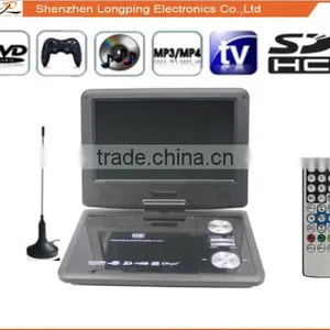 Super Electronic Shock Resistance 7 Inch Lcd Screen Rechargable Portable Dvd Player thumbnail-2