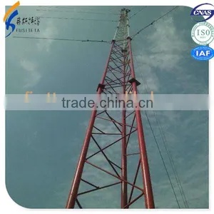 3-leg Guyed Mast Communication Tower for Radio Cell Phone thumbnail-4
