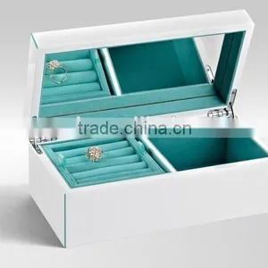 Luxury Wood Piano Glossy Lacquer Finished Handmade Wooden Box Wooden Jewelry Box Wooden Accessories Box thumbnail-2