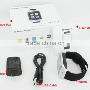 Best Price 2016! WCDMA/GSM Phone Call With 2.0M Camera Smart Watch Phone BB-63 thumbnail-6