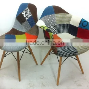 Beautiful Fabric Chair Patchwork Chairs HYX-809C thumbnail-2