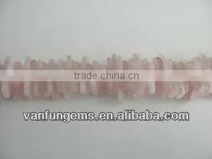 Chinese Rose Quartz Slice Centre Drill thumbnail-1