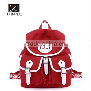 China Wholesale Backpack Canvas School Bag thumbnail-2