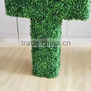 Landscaping Artificial Different Shape of Boxwood Grass Wall thumbnail-2