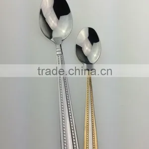 Golden Plating High Quality Stainless Steel Coffee Spoon thumbnail-1