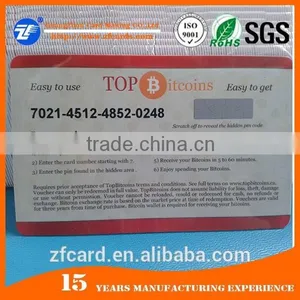 Plastic 4 Color Offset Printing Pvc Calling Scratch Card thumbnail-3
