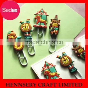 Smile Face PVC Bookmark and Beautiful Paper Clip for Kids thumbnail-1