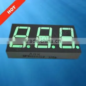 2014 Hot Sale 1.2 Inch Three Digits Numbers Display in Green Color thumbnail-1