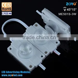 High Power Led Module 3W Advertising Led Module Radiator Waterproof IP65 Led Edge Lit ABS Injection Module for Light Box thumbnail-1