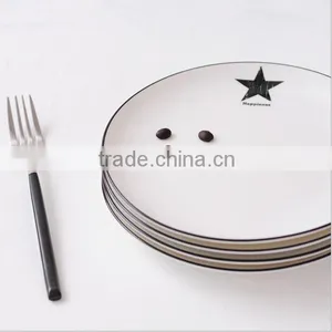 Contracted the Nordic Style Household Hand-painted Ceramic Dinner Plate YJ-XFXL thumbnail-4