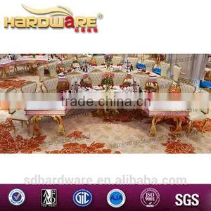 Half Moon Banquet Table Stainless Steel Frame Banquet Table Wholesale thumbnail-1