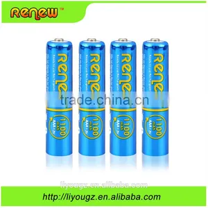 New Brand !!!Renew AAA 1100mAh Green Precharged Ready-to-Use NI-MH Rechargeable Battery thumbnail-5