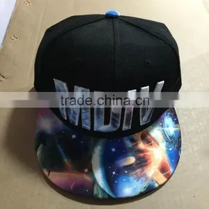 New Style 6 Panels Custom Designed Snapback Dye Sublimation Hip Hop Snapback Cap/Hat thumbnail-2