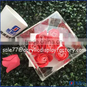 High Quality Factory Price Countertop Clear Arts & Crafts Acrylic Diplay Box thumbnail-2