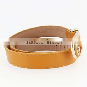 New Designer Ladies Leather Belt With High Quanlity Brown pu Leather Buckle in Yiwu thumbnail-3