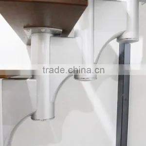 Indoor Stainless Steel Wood Straight Stairs With Glass Tread thumbnail-5