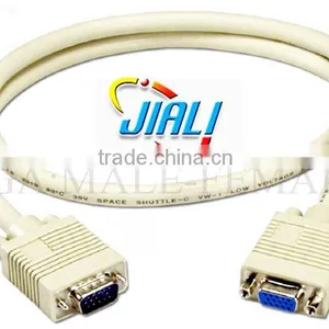 VGA Cable for Computer 15-Pin Male to Female thumbnail-1