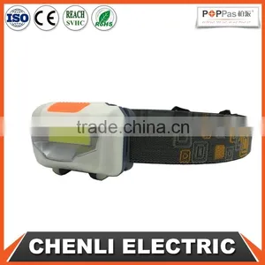 Poppas T12 COB Led Light Running Waterproof Camping Outdoor Walking Reading Head Lamp thumbnail-1