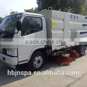 Made in China Euro 2 New Small Road Sweeper Truck for Sale thumbnail-1