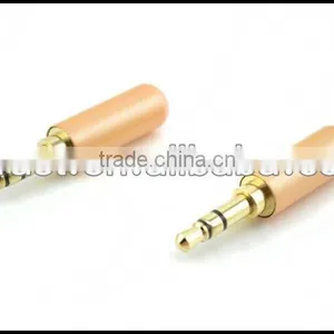 Audio Gade OEM Hi End Gold Plated 3.5-Y Gold Plated 3.5MM Male Headphone Terminal Yellow thumbnail-4