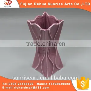 Pink Fashion Craft Ceramic Flower Vase thumbnail-1