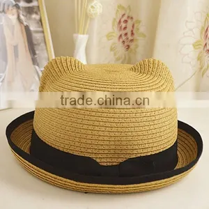 High Quality Custom Cheap Fashion Natural Straw Hats Made In China thumbnail-4