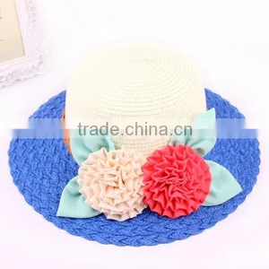 100% Madagascar Raffia Strawhats,handmade Knitted Hats Straw Hat for Women JH thumbnail-1