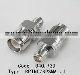 Reverse Polarity SMA Plug to Reverse Polarity TNC Plug, 50ohm thumbnail-1