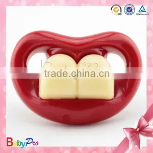 Babypro PN01-2 China Supplier Quality Products Lovely 100% Food Grade Silicone Funny Baby Pacifier For New Borns thumbnail-1