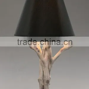 Polyresin Base and White Shade Contemporary Table Light/lamps With UL thumbnail-6