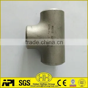 1 Inch Sch10 Ss304 Butt Weld Pipe Fittings Equal Tee thumbnail-3