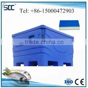 Isothermal Container for Storing Fish, Fish Storage Cooler Container For Cold (LLDPE+PU Insulation) thumbnail-5
