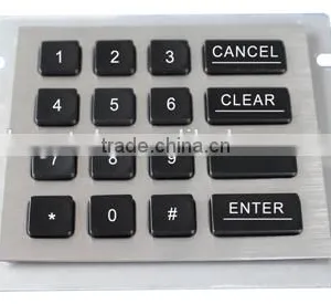 Deep Waterproof Numeric Keypad With Excellent Tactile Feeling thumbnail-1